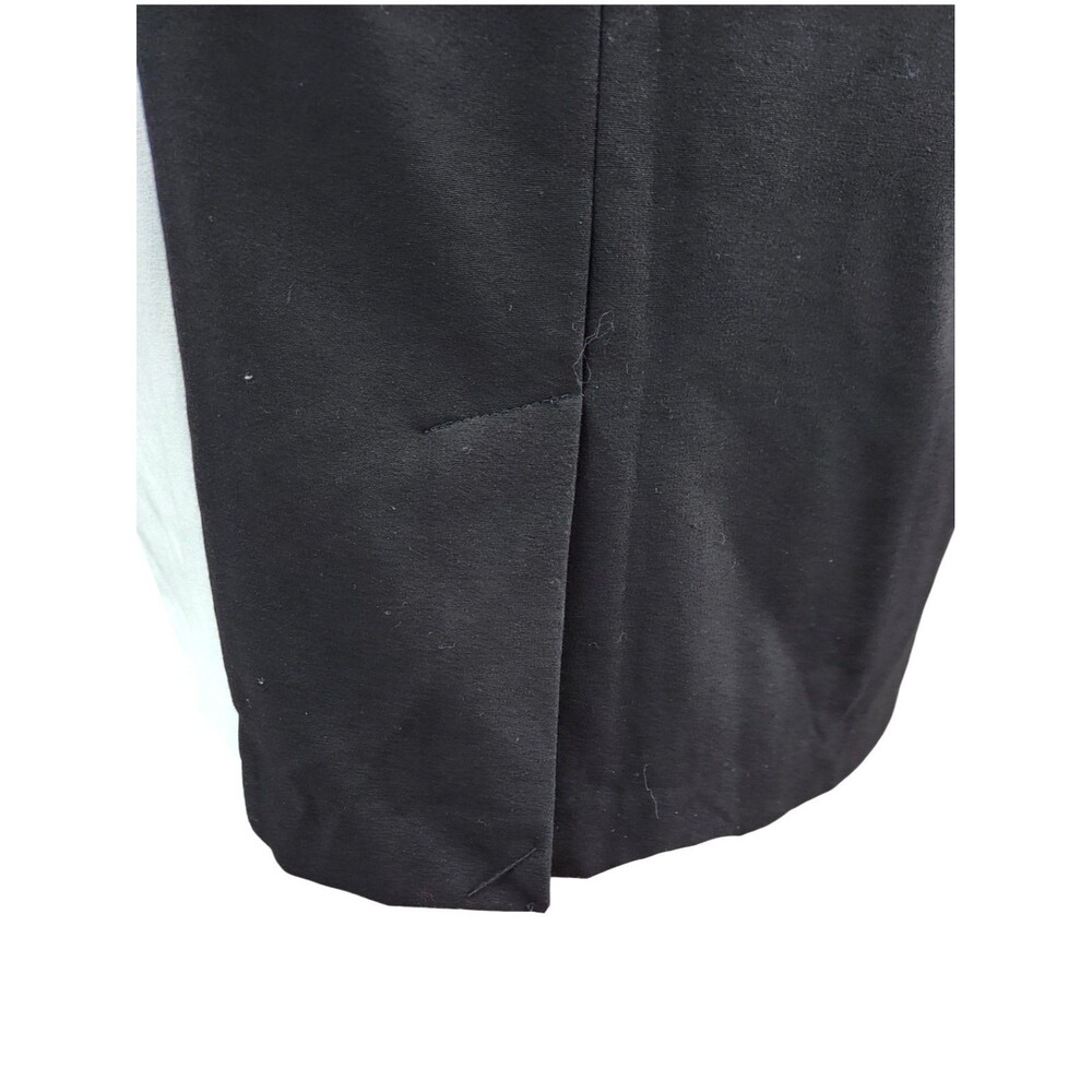 Saks Fifth Avenue Black Label Colorblock Sheath Dress Black Ivory NWT 10 - Picture 7 of 9